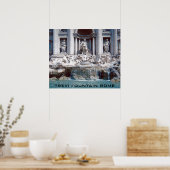 Poster Fontaine de Trevi Rome (Cuisine)