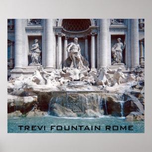 Poster Fontaine de Trevi Rome