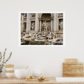 Poster Fontaine de Trevi Rome Italie (Cuisine)