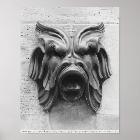 Poster Fontaine des Quatre Saisons (Devant)