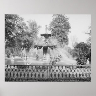 Poster Fontaine du parc Forsyth