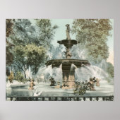 Poster Fontaine Forsyth Savannah GA (Devant)