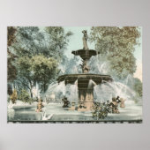 Poster Fontaine Forsyth Savannah GA (Devant)