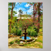 Poster Fontaine & Jardin Mexique (Devant)