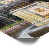 Poster Fontaine romaine, Peterhof, Russie (Coin)