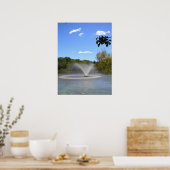 Poster Fontaine sous Blue Sky (Cuisine)