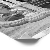 Poster Fontaine sous les escaliers de l'Hôtel de Ville (Coin)