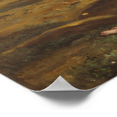 Poster Fontainebleau - Jean-Baptiste - Corot Fine Art Pos (Coin)