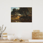 Poster Fontainebleau - Jean-Baptiste - Corot Fine Art Pos (Cuisine)