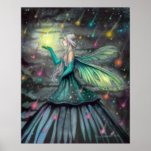 Poster Fontaines d'étoiles Fantaisie féerique par Molly H