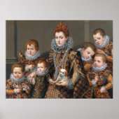 Poster Fontana - Bianca Maselli & Ses Six Enfants (Devant)