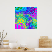 Poster Fonte arc-en-ciel bleu ciel (Cuisine)