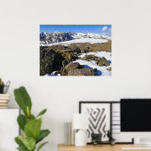 Poster Fonte de neige sur les Rocheuses (Bureau à domicile)