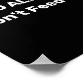 Poster Food Allergy Dont Feed Me Text Template  (Coin)