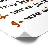 Poster "Food—Don't Waste It" (Coin)