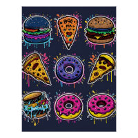 Food Frenzy: Graffiti Comfort Food