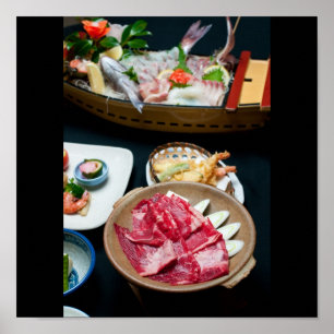 Poster Food in Japan, Japanese Food