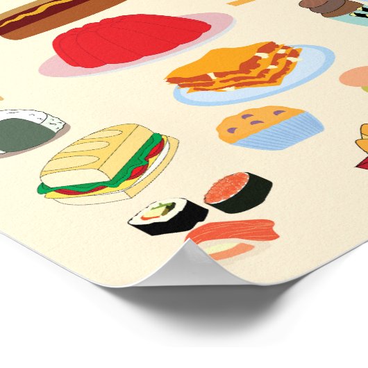 Poster Food Varieties (Coin)