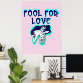 Poster Fool For Love Romance couple amoureux art rétro (Bureau à domicile)