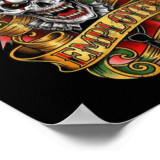 Poster Fool Time Employee Funny Office Humor  (Coin)