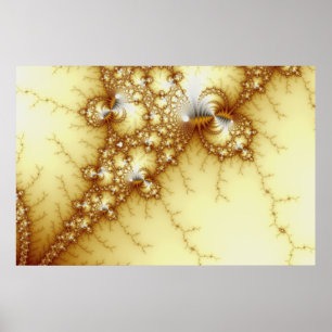 Poster Fools Gold - Art Fractal