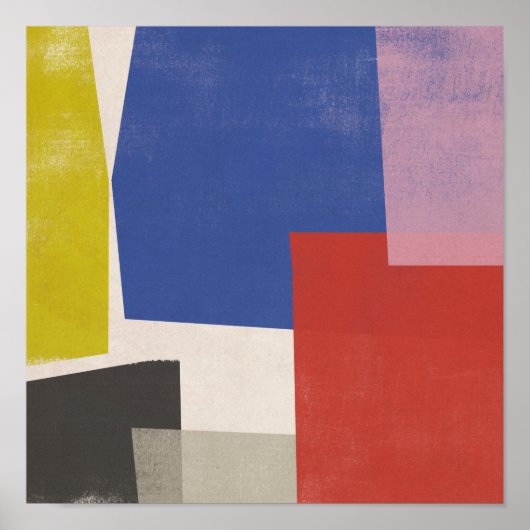 Poster Foolscap - Colorblocs modernes (Devant)