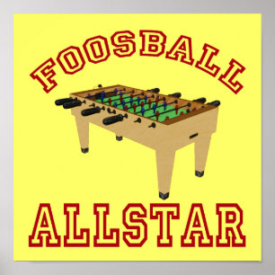 Poster Foosball Allstar