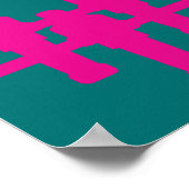 Poster Foosball pop art (Coin)