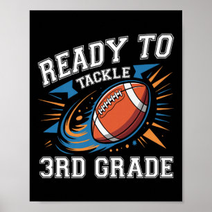Poster Football 3e Troisième année Premier jour d'école R