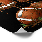 Poster Football 67 Six Seven Meme Funny 6-7 Drip American (Coin)