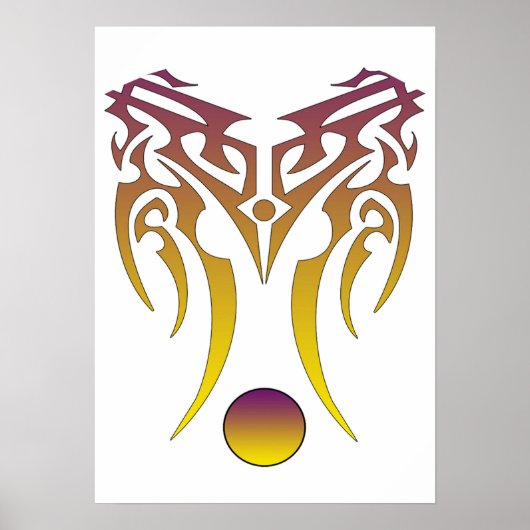 Poster Football Alien (Devant)