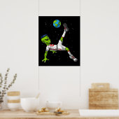 Poster Football Alien (Cuisine)