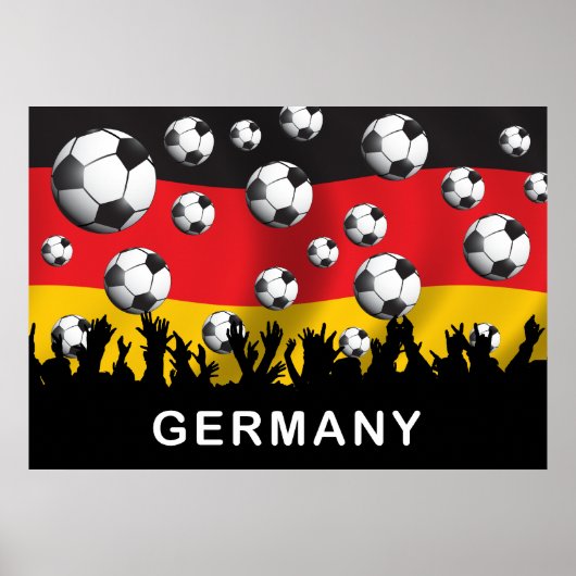 Poster Football Allemagne (Devant)