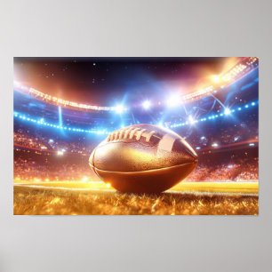 Poster Football américain