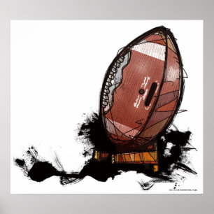 Poster football américain