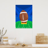 Poster football américain (Cuisine)