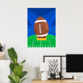 Poster football américain (Bureau à domicile)