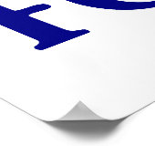 Poster Football américain avec texte (Coin)