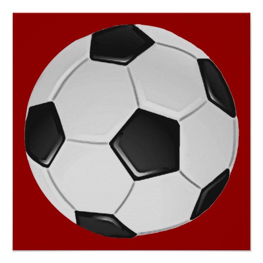 Poster Football américain de soccer ou d'association (Devant)