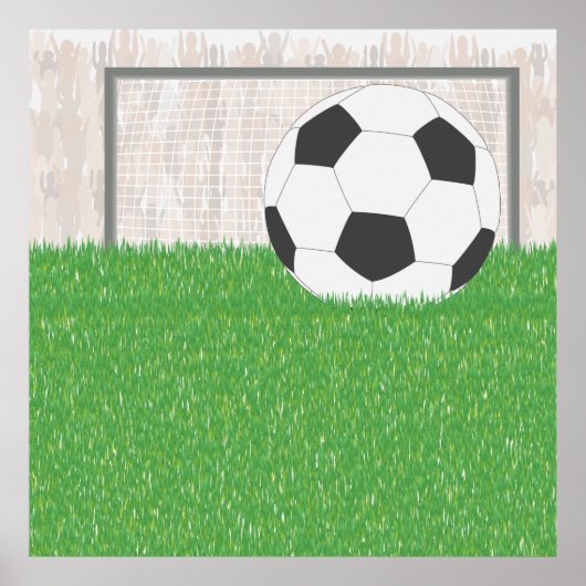 Poster Football And Goal (Devant)