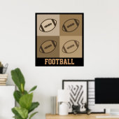 Poster Football Art (Bureau à domicile)