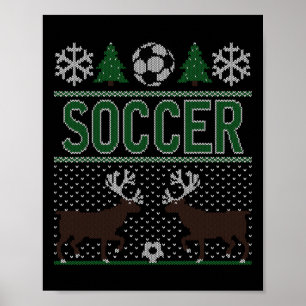 Poster Football au pull de Noël laid