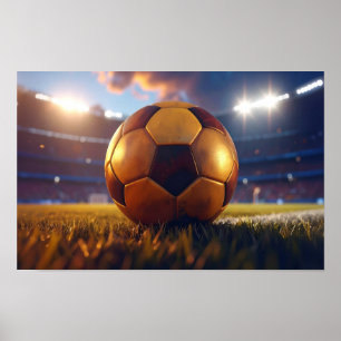 Poster Football - Balle d'or