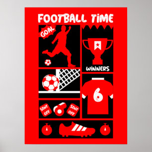 Poster Football britannique