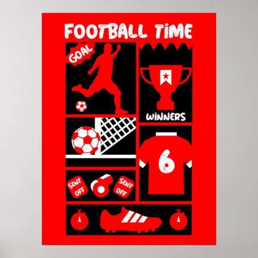 Poster Football britannique (Devant)