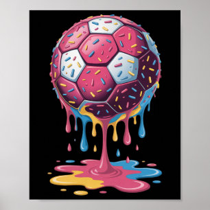 Poster Football Byll Drip Crème Glacée Drip Hommes Femmes