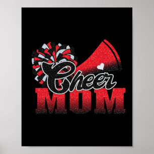 Poster Football Cheval Maman Rouge Pom Noir Leopard 1