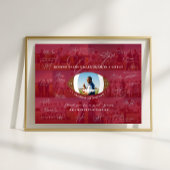 Poster Football Coach Appreciation Collage Team Signature