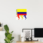 Poster Football Colombie (Home Office)