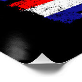 Poster Football Croatie Drapeau, Équipe nationale croate (Coin)